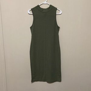 035 Olive Green Rue 21 Dress Xl